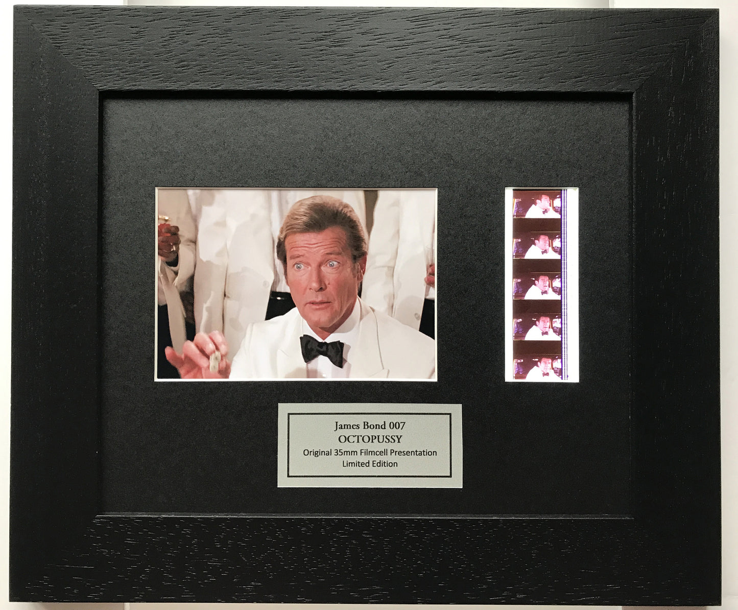 Handmade display featuring original film cells for James Bond OCTOPUSSY fans v3