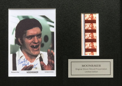 Handmade gift inc original filmcells for James Bond MOONRAKER R Kiel fans vSR