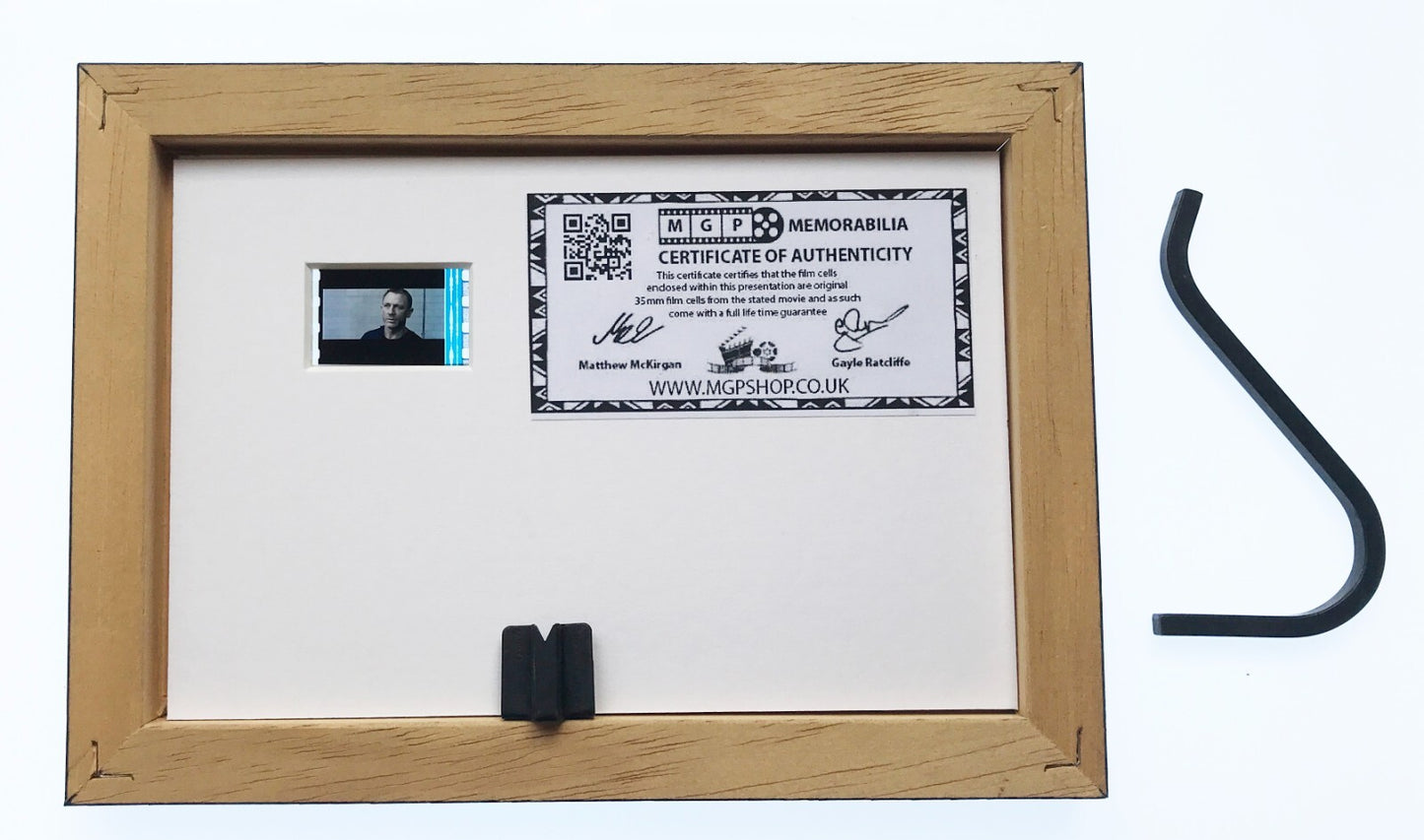 James Bond SKYFALL Original Mini 35mm Film Cell set in Quality Wood Frame + COA