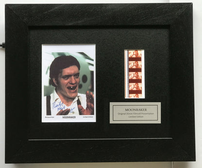 Handmade gift inc original filmcells for James Bond MOONRAKER R Kiel fans vSR