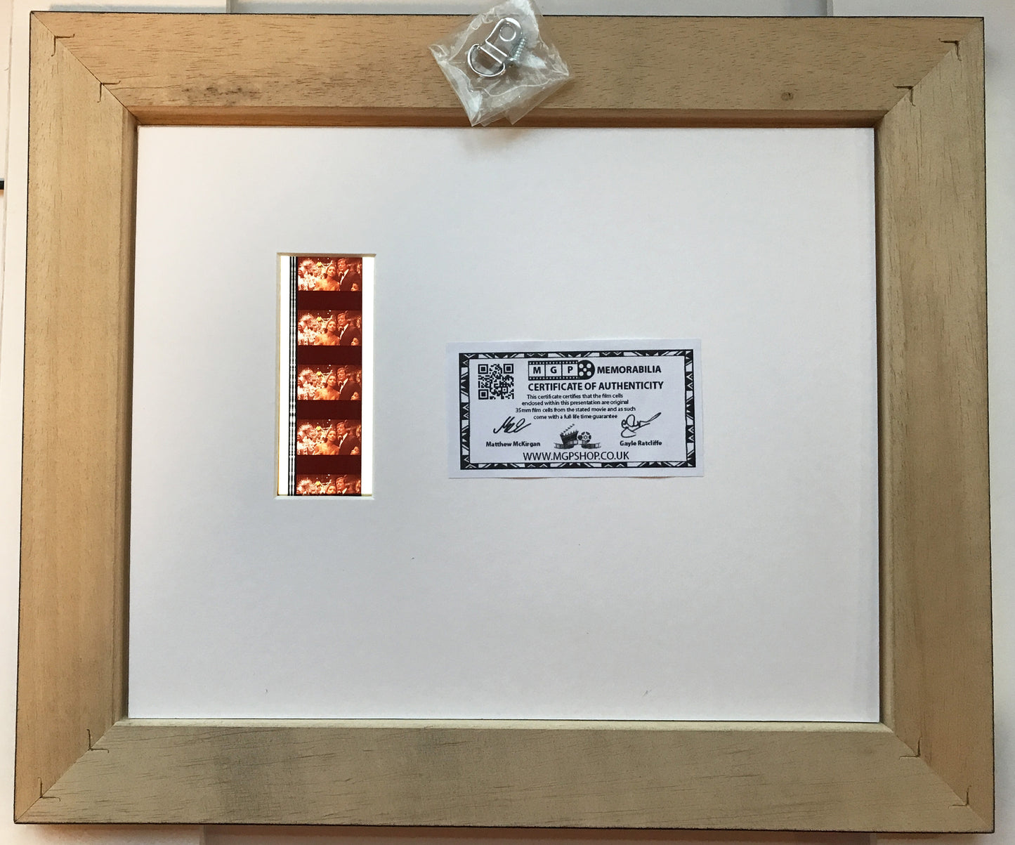 Handmade display featuring original film cells for James Bond MOONRAKER fans v2