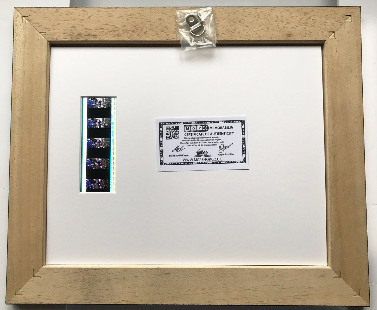 Hand crafted display featuring original 35mm film cells for IRON MAN 2 fans v2
