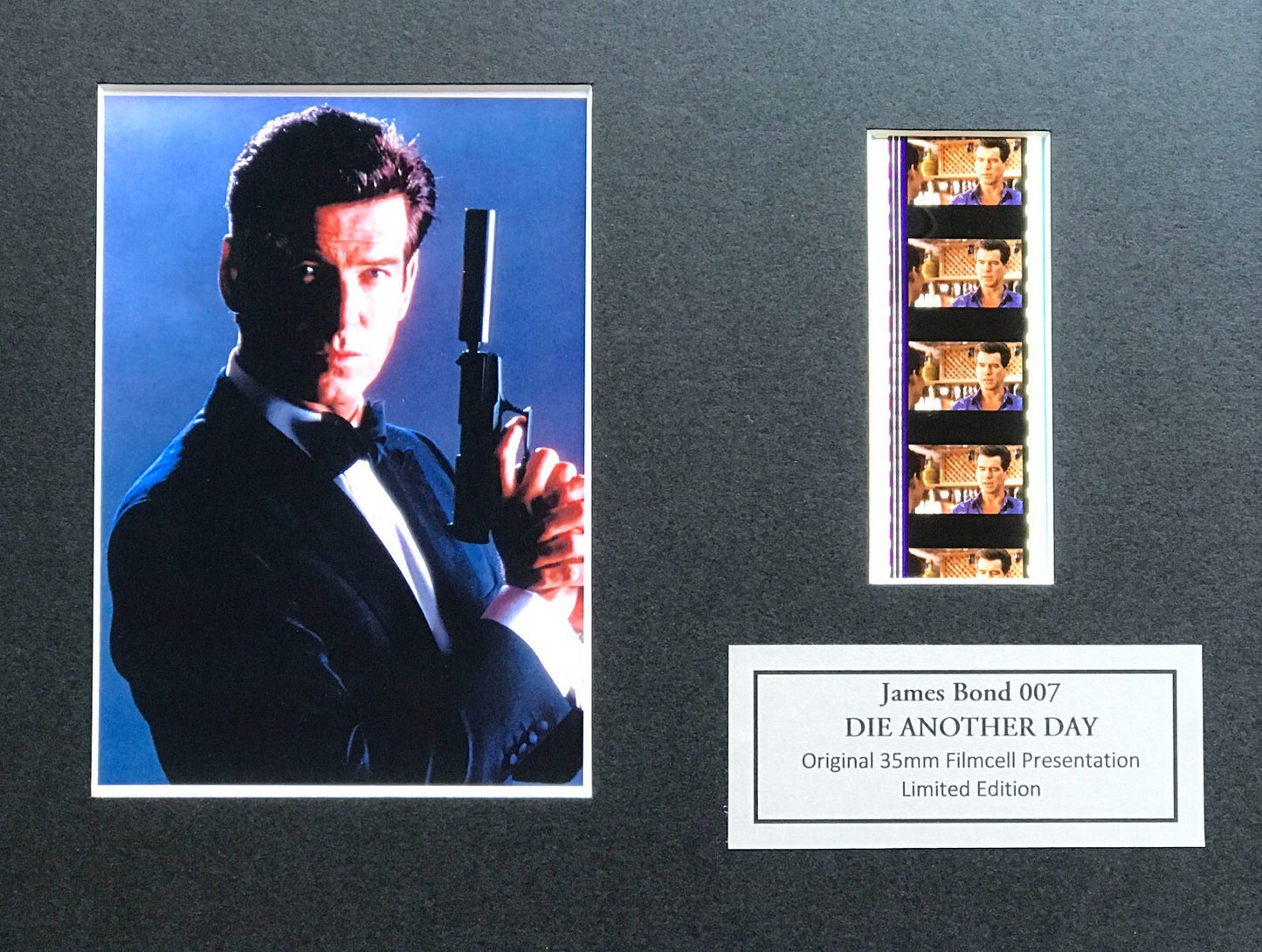 Handmade gift inc original film cells for James Bond DIE ANOTHER DAY fans v1