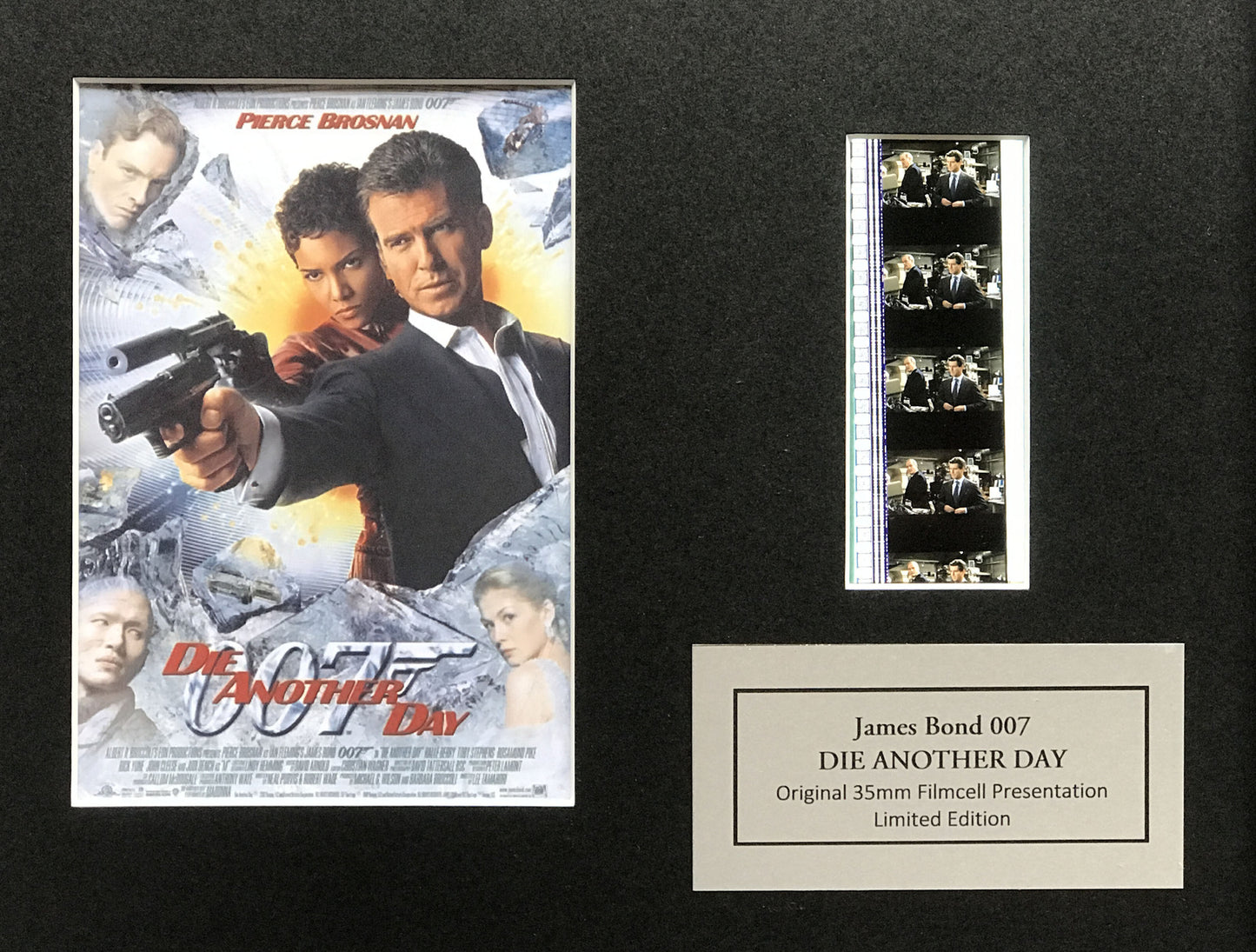 Handmade gift inc original film cells for James Bond DIE ANOTHER DAY fans v2