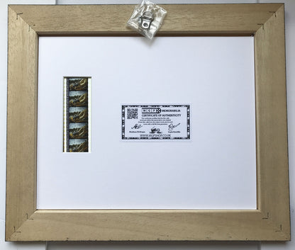 Handmade display featuring original filmcells for James Bond A View To Kill fans