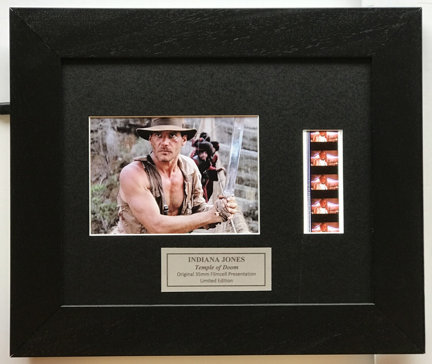 Handmade display inc original filmcells for Indiana Jones TEMPLE OF DOOM fans v2