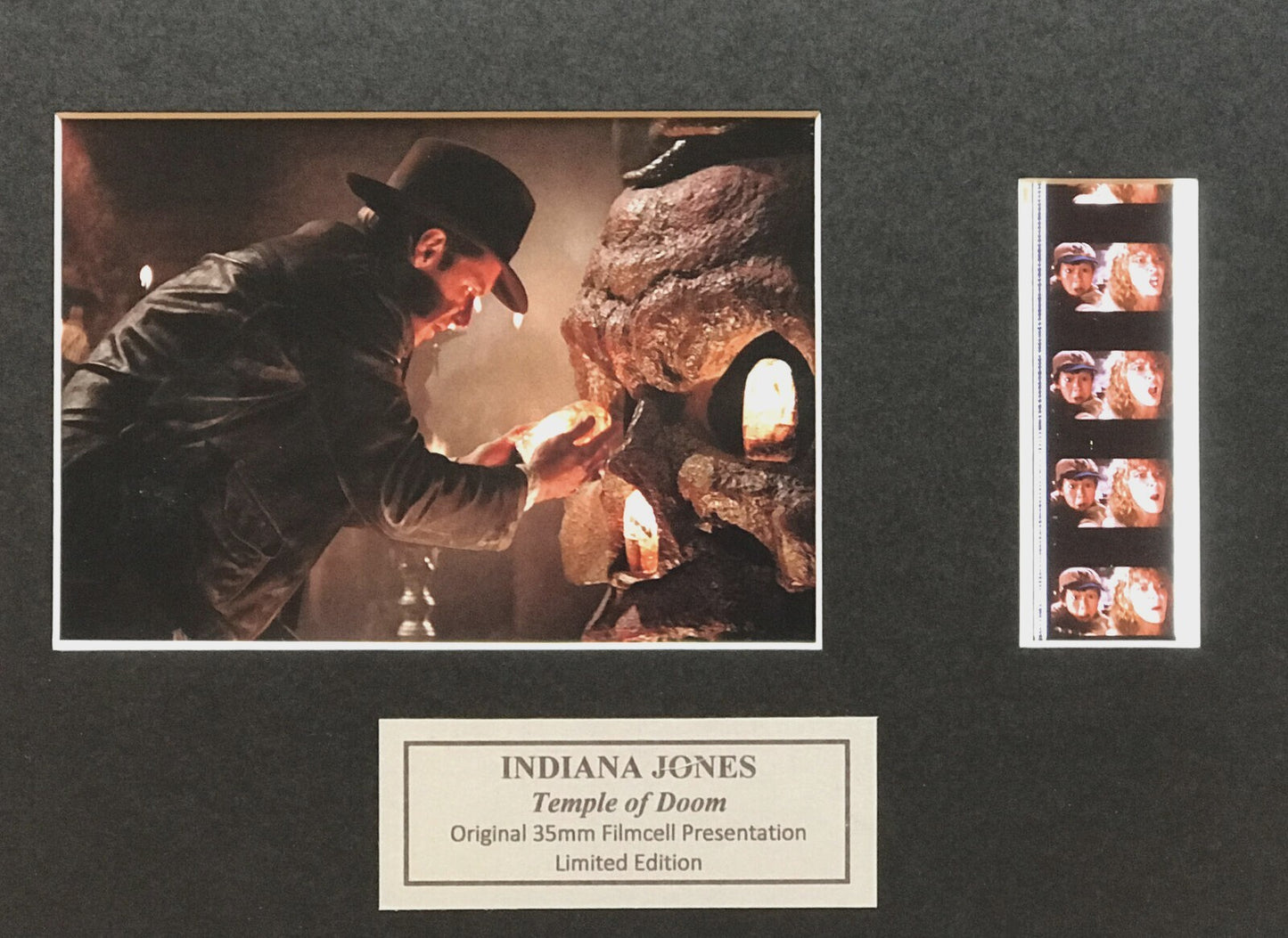Handmade gift inc original film cells for Indiana Jones TEMPLE of DOOM fans v1