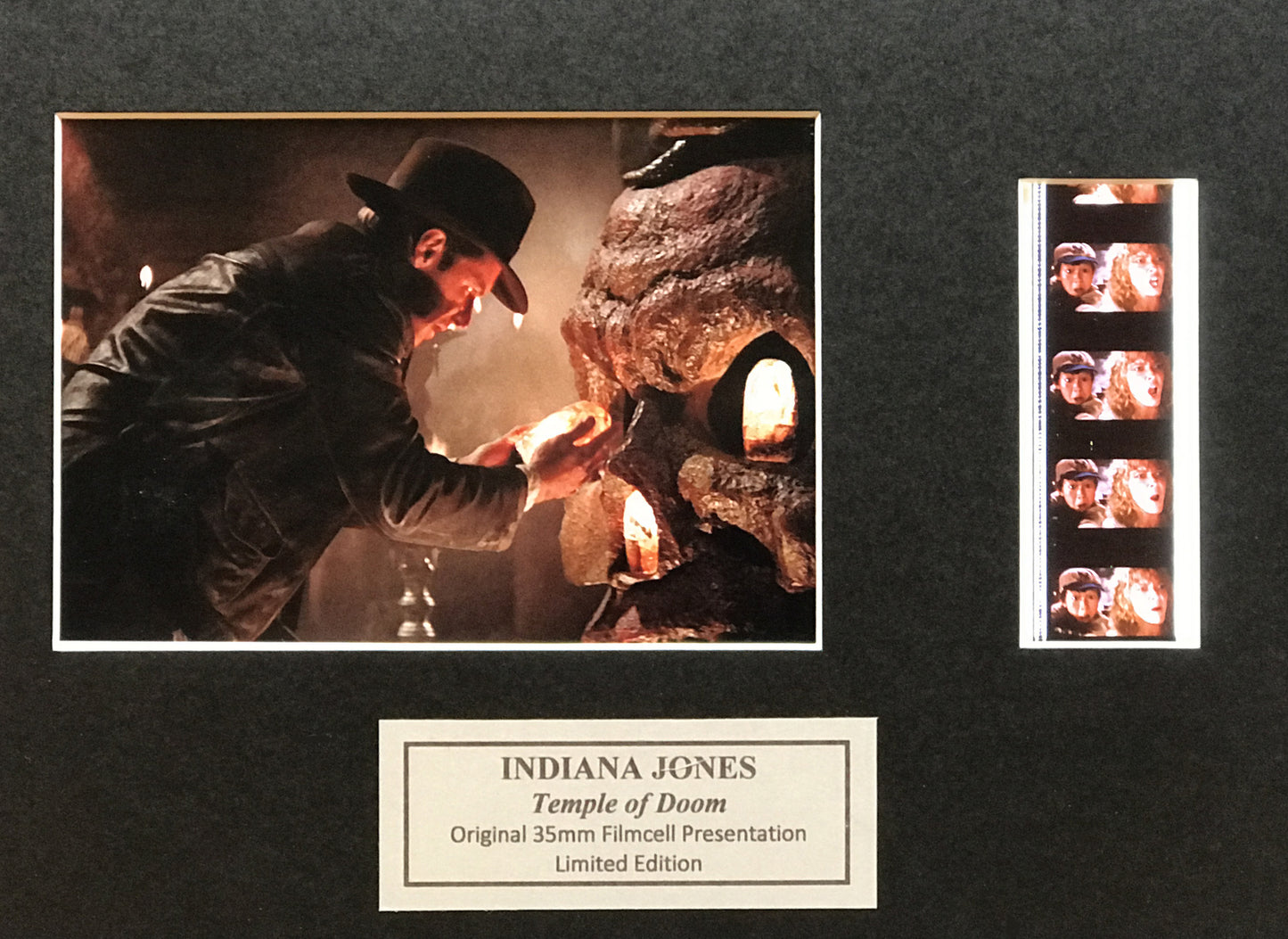 Handmade gift inc original film cells for Indiana Jones TEMPLE of DOOM fans v1