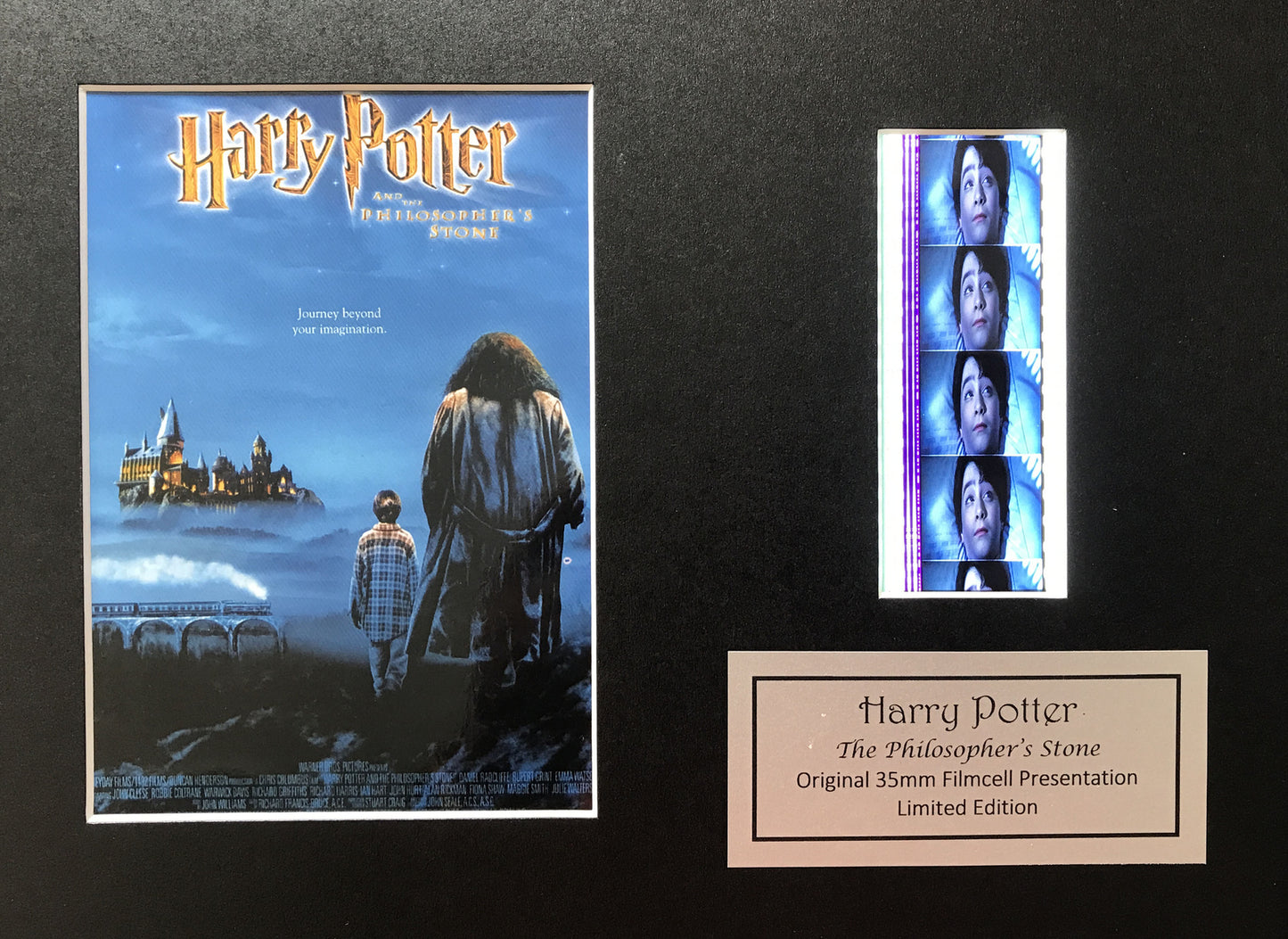 Handmade gift inc 35mm filmcells for HARRY POTTER The Philosopher’s Stone fans v1