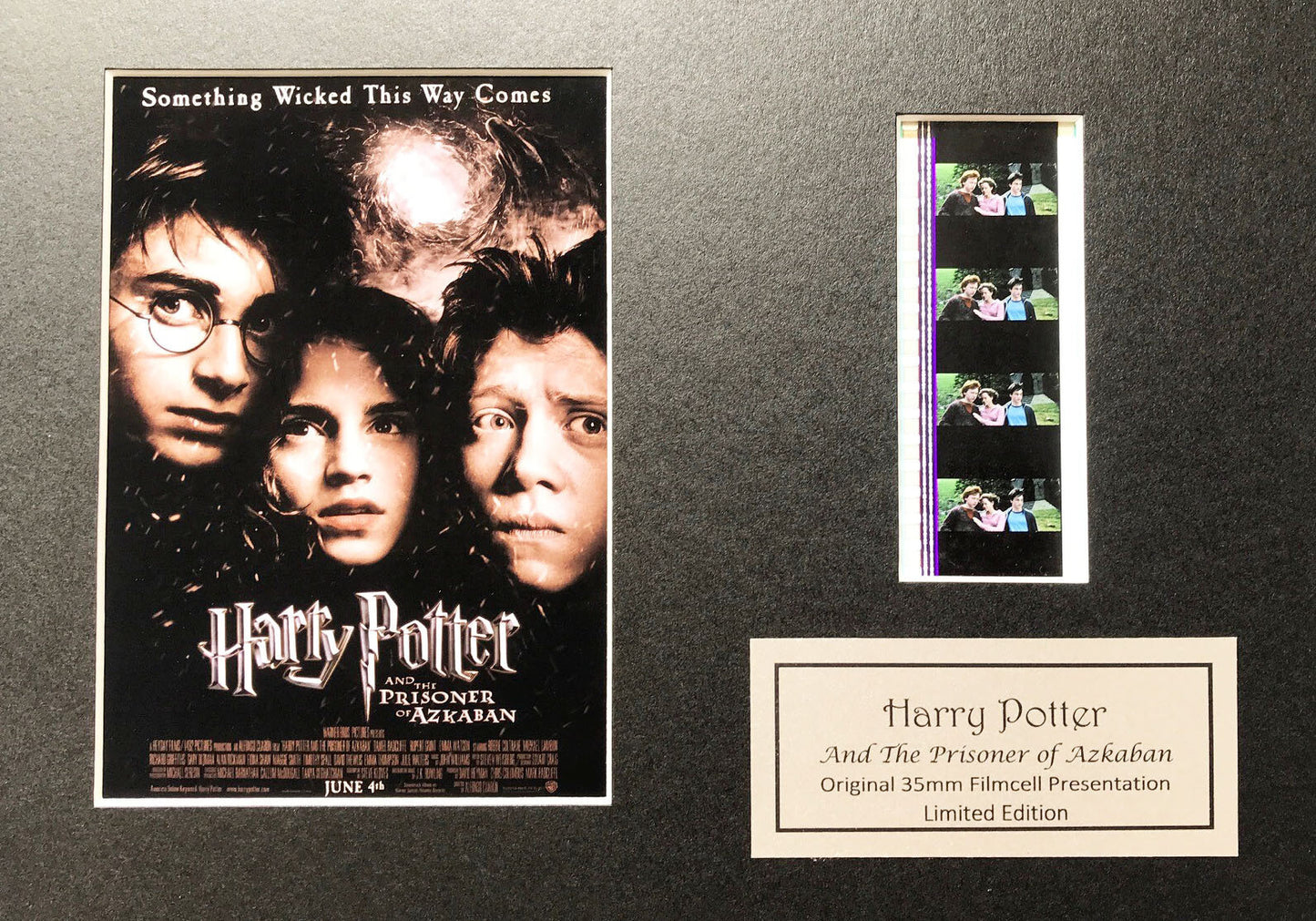 Handmade gift inc original filmcells for Harry Potter PRISONER of AZKABAN fan v2