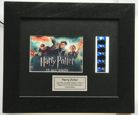Handmade gift inc original filmcells for Harry Potter & The DEATHLY HALLOWS fans v5