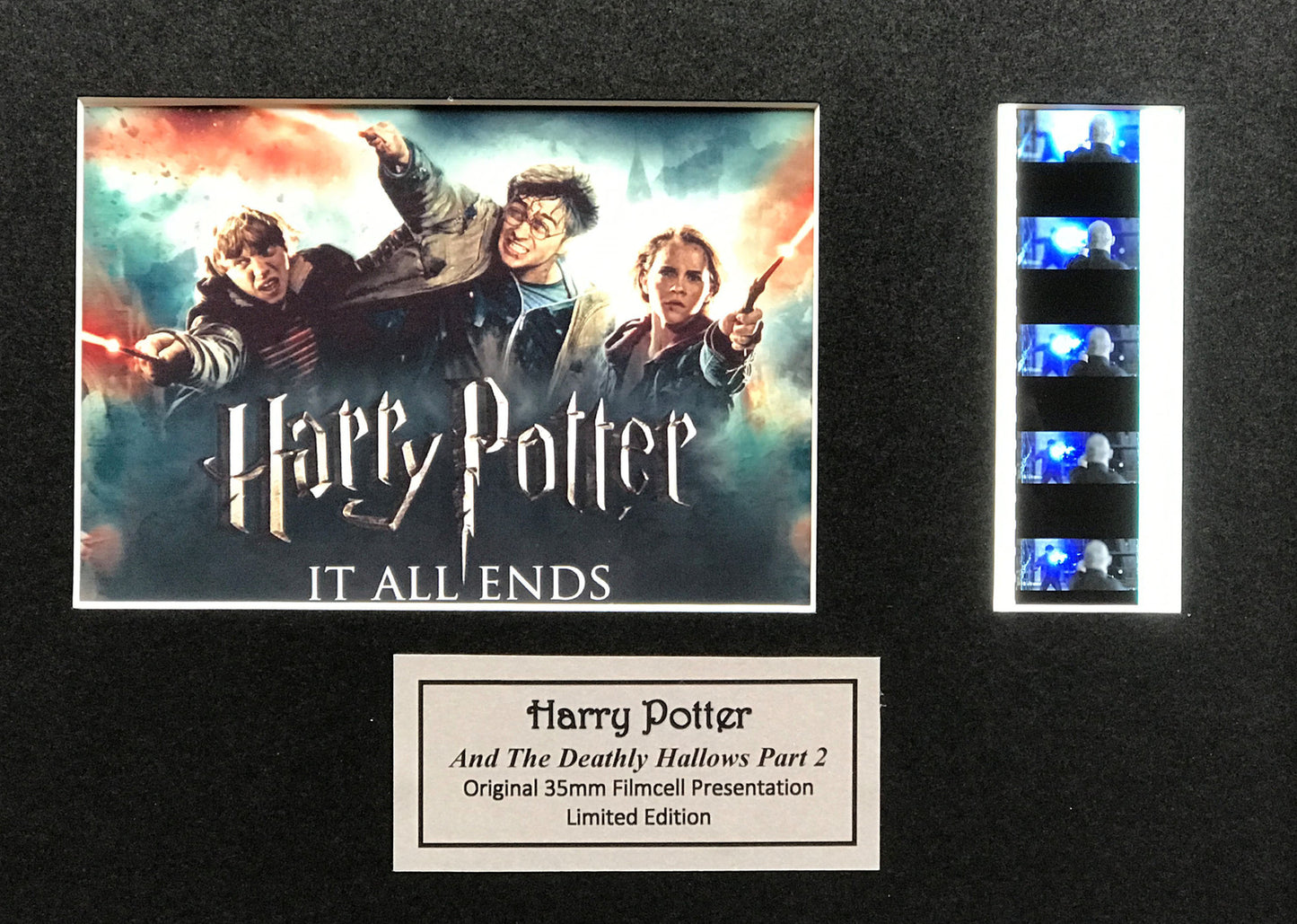 Handmade gift inc original filmcells for Harry Potter & The DEATHLY HALLOWS fans v5