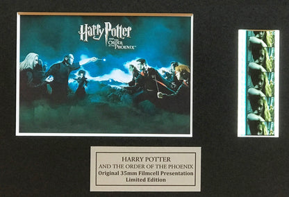 Handmade gift inc original filmcells for Harry Potter (ORDER o/t PHEONIX) fan v1