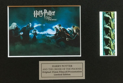 Handmade gift inc original filmcells for Harry Potter (ORDER o/t PHEONIX) fan v1