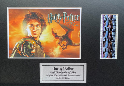 Handmade display inc original filmcells for Harry Potter (Goblet of Fire) fan v1