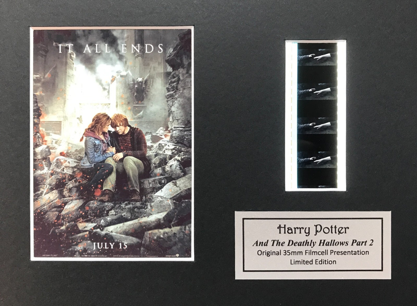 Handmade gift inc original filmcells for Harry Potter (DEATHLY HALLOWS) fans v2