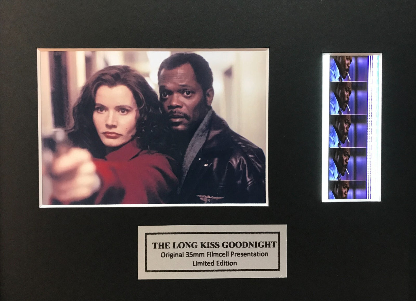 Handmade gift featuring original film cells for The LONG KISS GOODNIGHT fans v2