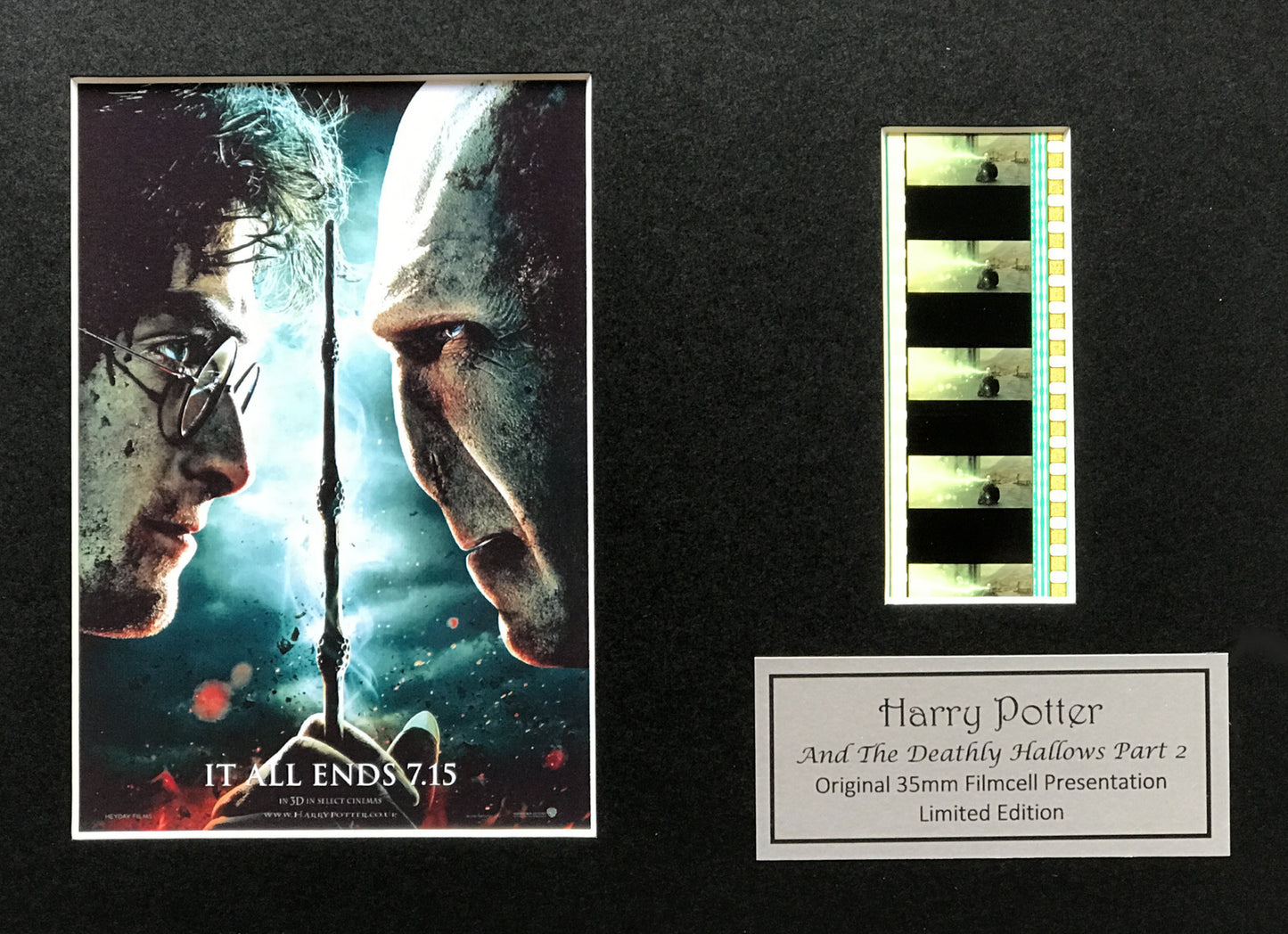 Handmade gift inc original filmcells for Harry Potter & The DEATHLY HALLOWS fans v1