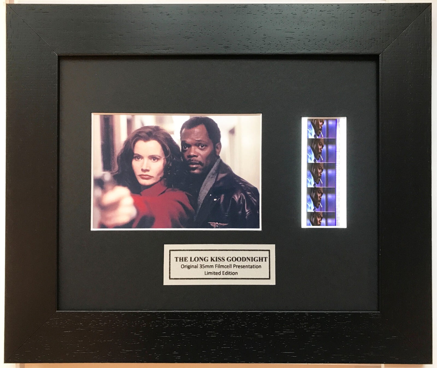 Handmade gift featuring original film cells for The LONG KISS GOODNIGHT fans v2