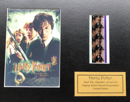 Handmade gift inc original filmcells for HARRY POTTER Chamber of Secrets fans v2
