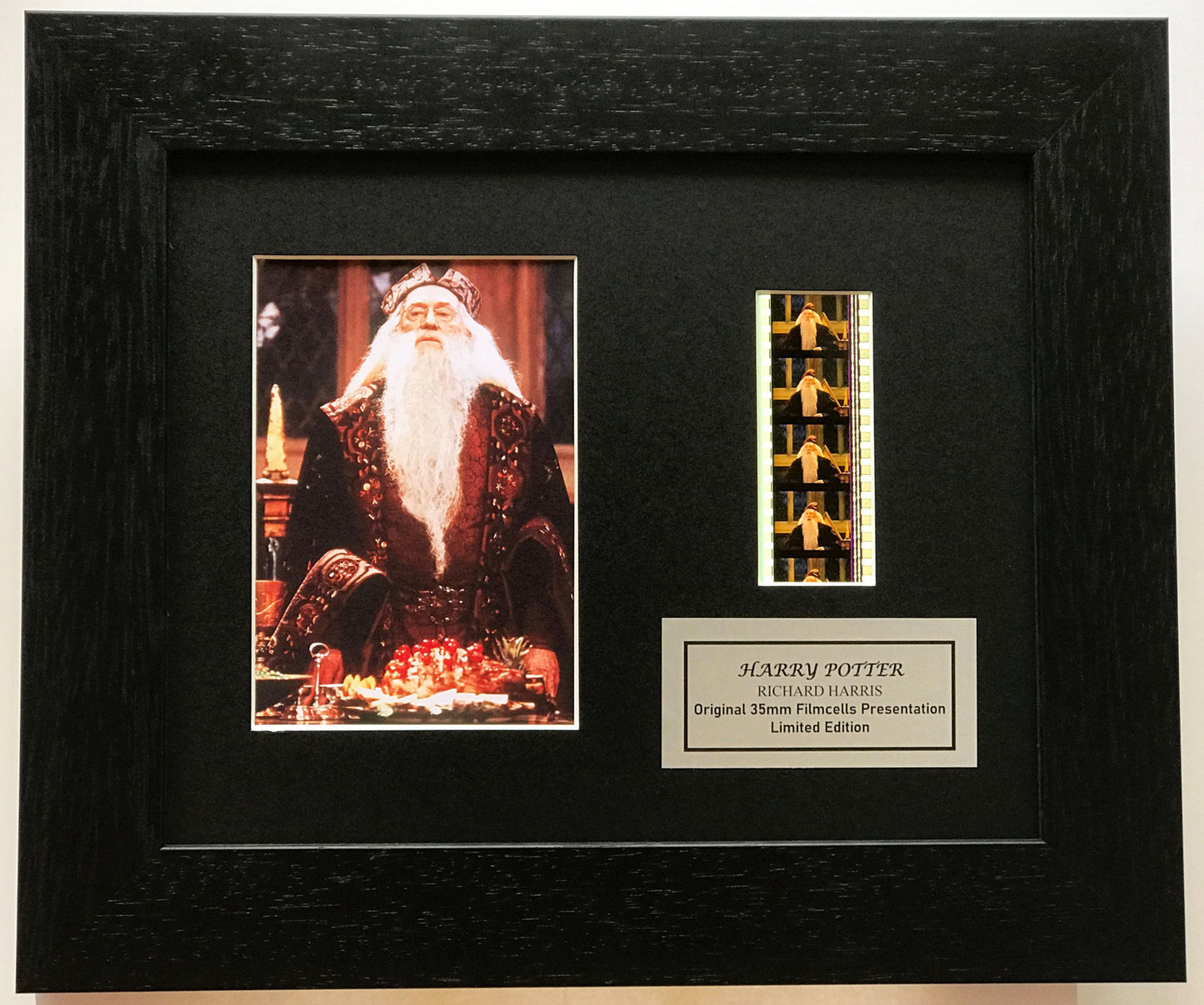 Handmade gift inc original 35mm film cells for HARRY POTTER Richard Harris fans