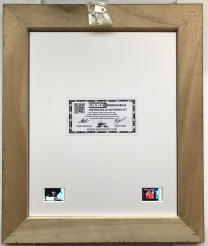 Hand crafted display featuring original film cells for GEORGE MICHAEL fans vSR