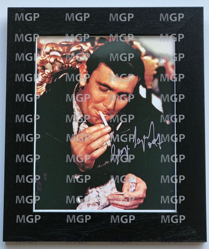 Signed Repro for a GEORGE LAZENBY James Bond 007 fan