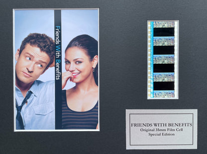 Hand crafted display featuring original film cells for FRIENDS WITH BENEFITS fan