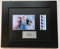 Hand crafted display featuring original 35mm film cells for a FROZEN fan + COA