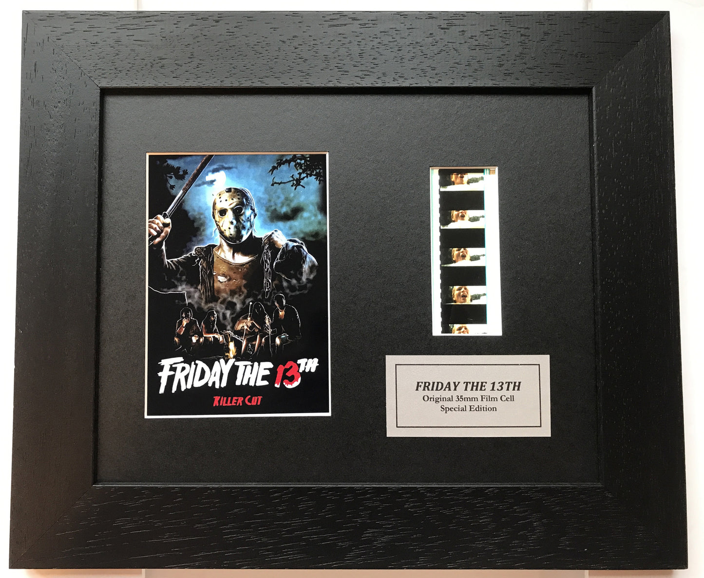 FRIDAY The 13TH 2009 Original 35mm Film Cells set within Quality Wood Frame + COA