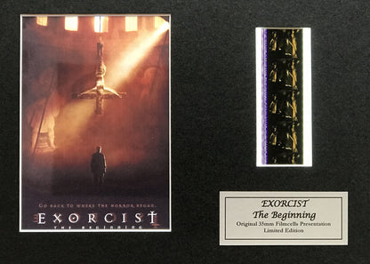 Handmade gift featuring original film cells for EXORCIST The Beginning fans v2
