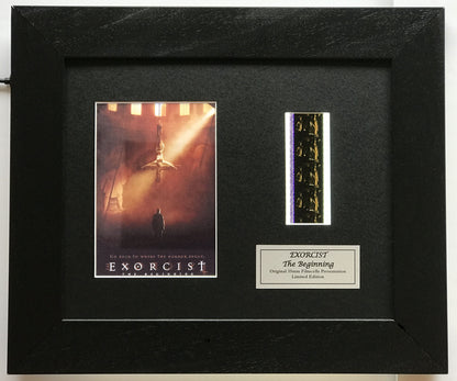 Handmade gift featuring original film cells for EXORCIST The Beginning fans v2
