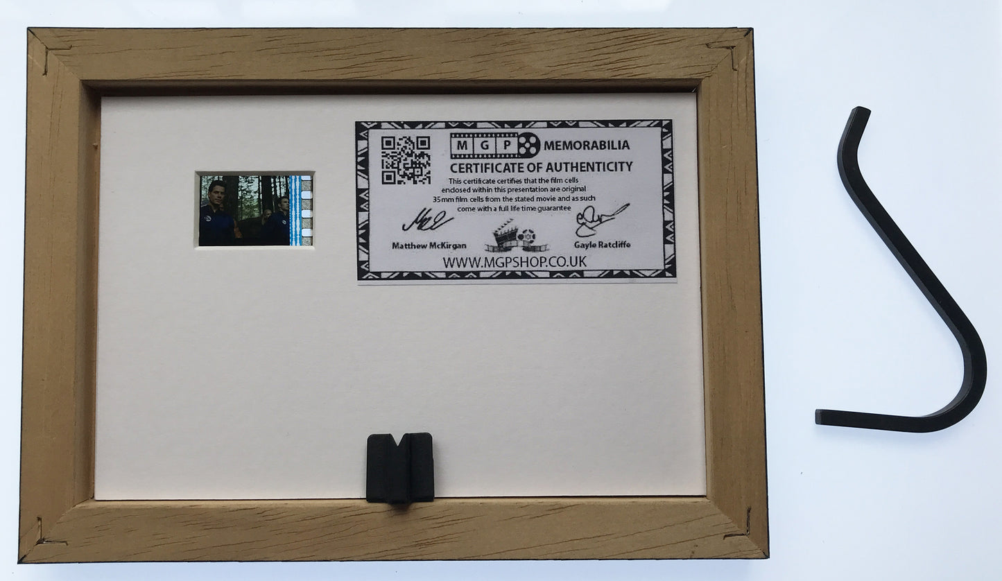 Handmade display featuring original Mini 35mm film cells for FANTASTIC FOUR fans