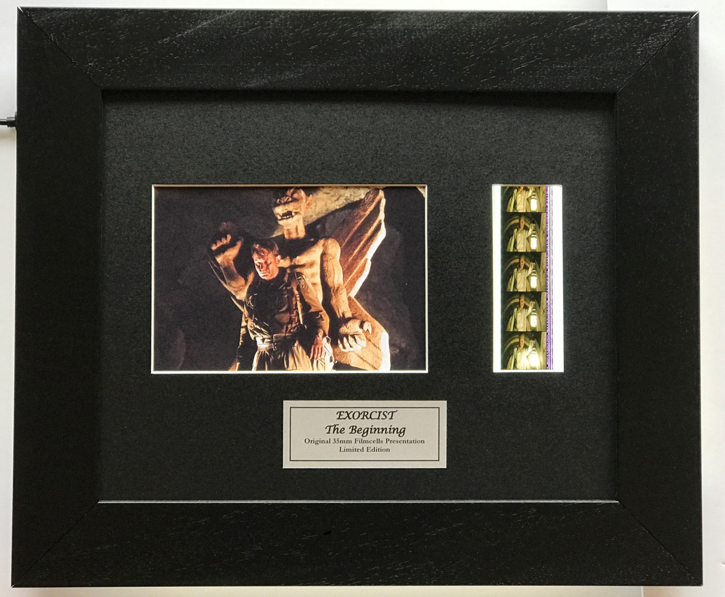 Handmade gift featuring original film cells for EXORCIST: The Beginning fans v3