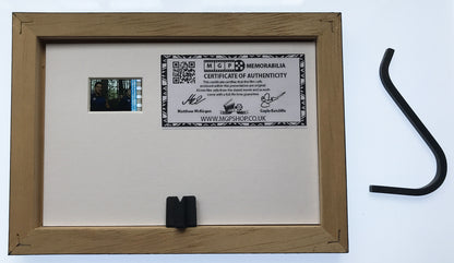 Handmade display featuring original Mini 35mm film cells for FANTASTIC FOUR fans