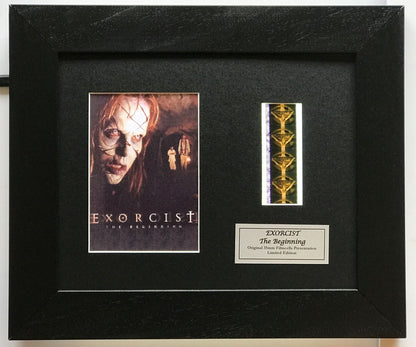 Handmade gift featuring original film cells for EXORCIST The Beginning fans v1