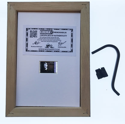 Handmade display featuring original Mini 35mm film cells for ELTON JOHN fans