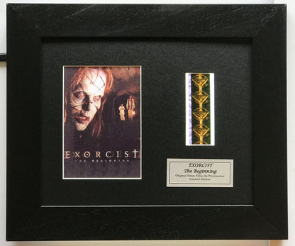 Handmade gift featuring original film cells for EXORCIST The Beginning fans v1