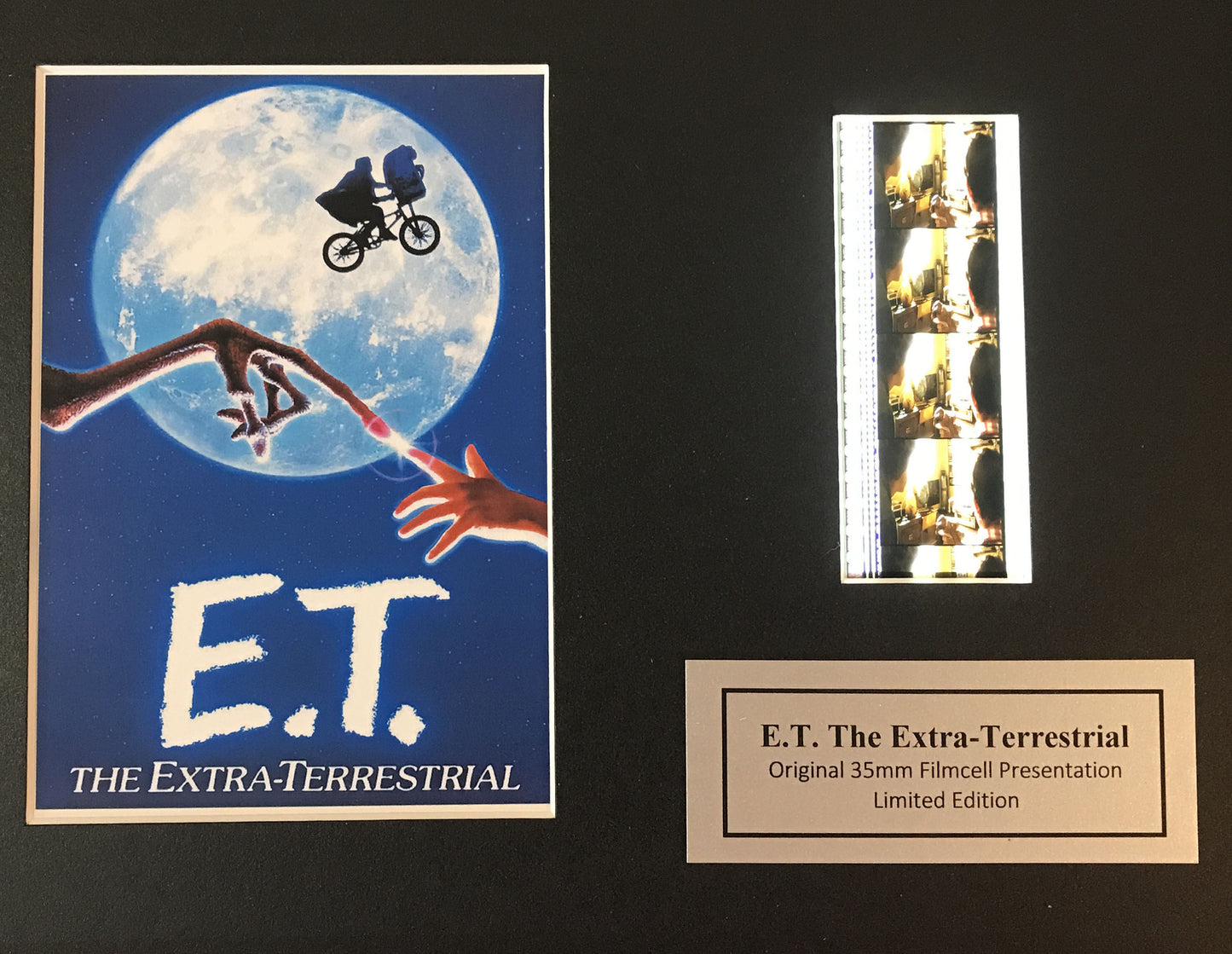 Handmade display inc original film cells for E.T The EXTRA-TERRESTRIAL fans v1