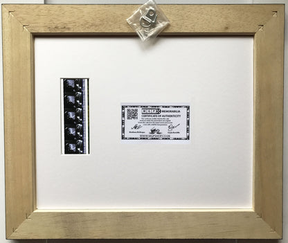 Handmade display featuring original 35mm film cells for ELTON JOHN fans + COA