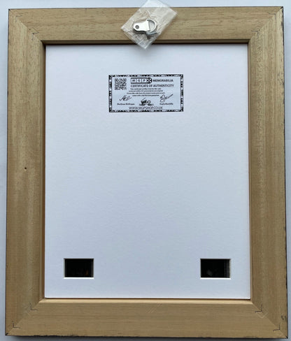 Hand crafted display featuring original 35mm film cells for a DAVID ESSEX fan