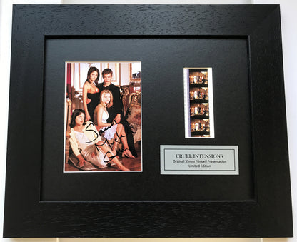 Hand crafted display featuring original film cells for CRUEL INTENTIONS fans vSR