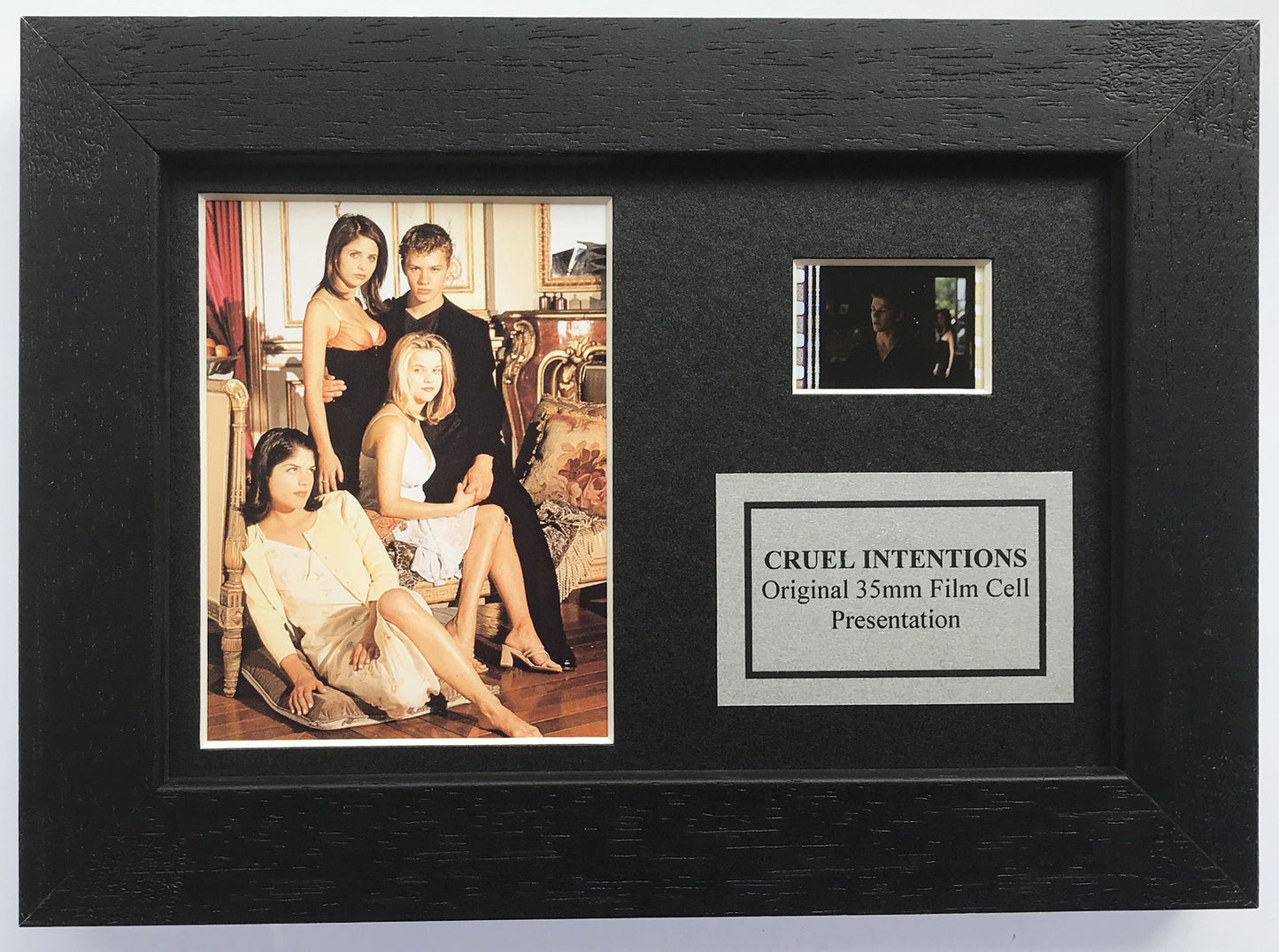 Hand crafted display inc original Mini 35mm film cells for CRUEL INTENTIONS fans