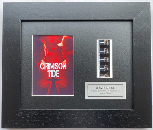 Handmade display featuring original 35mm film cells for CRIMSON TIDE fans V1