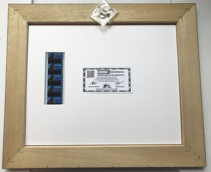 Hand crafted display featuring original 35mm filmcells for CROCODILE DUNDEE fans