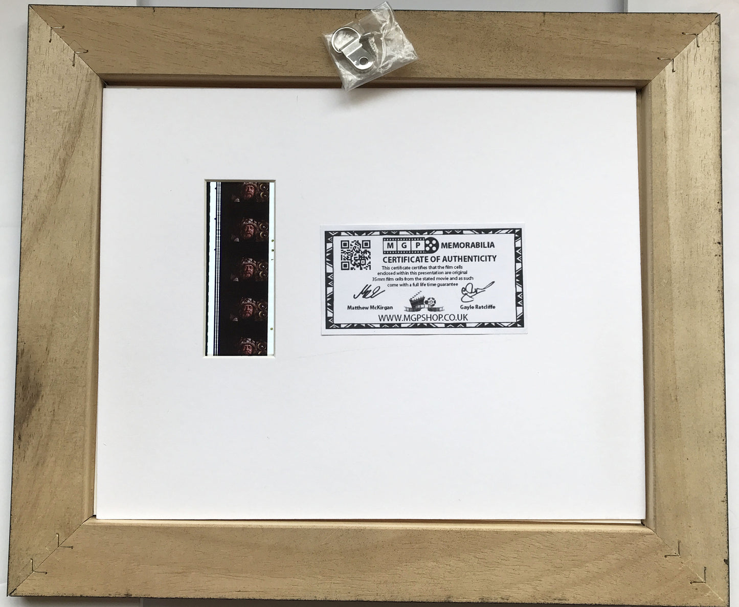 Hand crafted display featuring original film cells for Conan The Barbarian fans