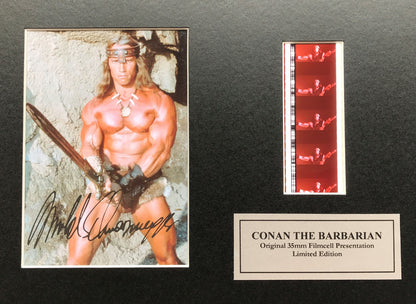 Handmade display featuring original film cells for CONAN THE BARBARIAN fans vSR