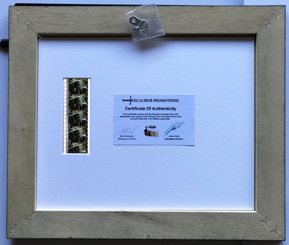 Handmade display featuring original 35mm filmcells for COURAGE UNDER FIRE fan vSR
