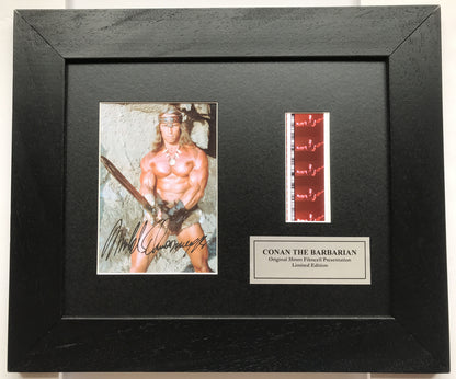 Handmade display featuring original film cells for CONAN THE BARBARIAN fans vSR