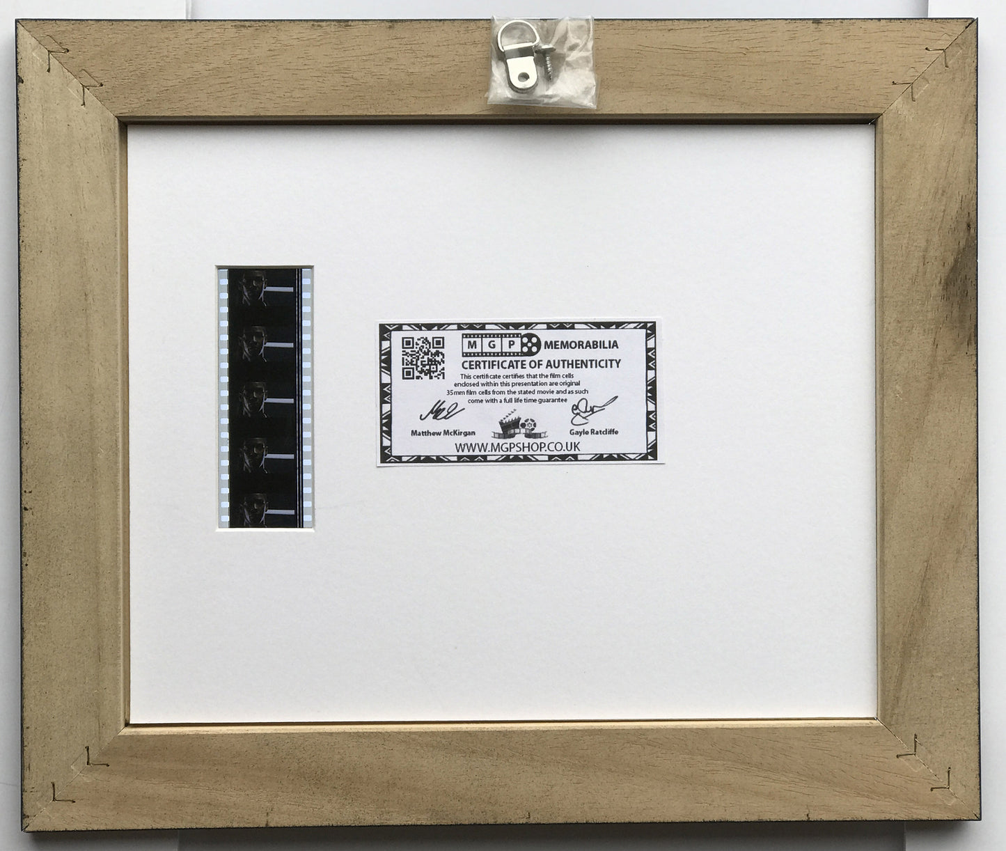 Hand crafted display featuring original 35mm film cells for CRIMSON TIDE fans v1